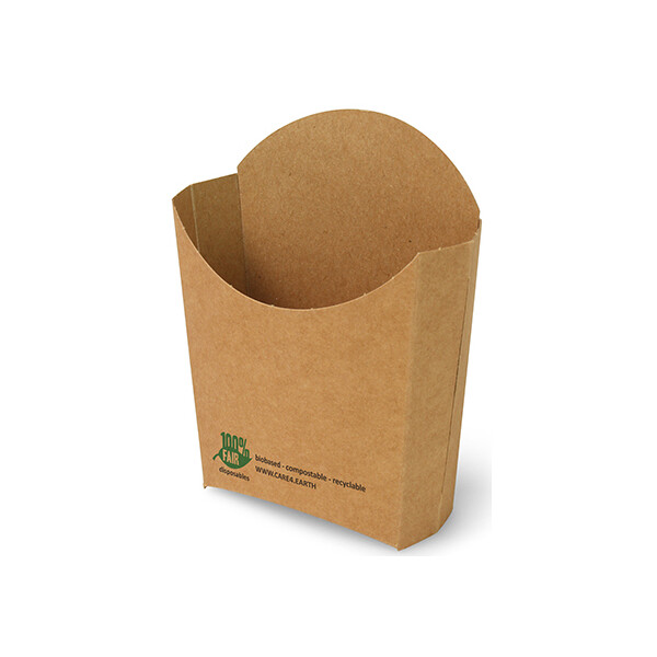 PAPSTAR Pommes-Frites-Sch&uuml;tte "pure", braun