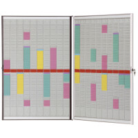 nobo T-Karten-System, faltbar, abschließbar, inkl....