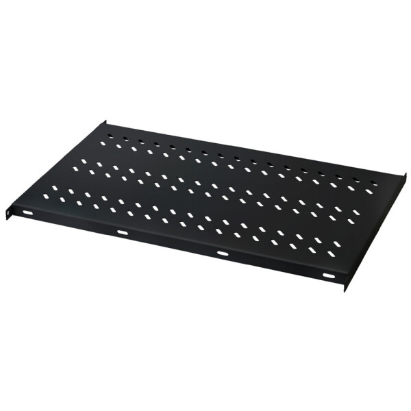 DIGITUS 19" Fachboden, 1 HE, Festeinbau, Tiefe: 720 mm