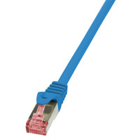 LogiLink Patchkabel, Kat. 6, S FTP, 0,25 m, blau