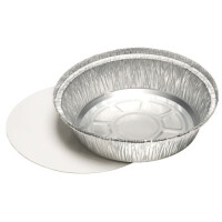 STARPAK Aluminium-Schale rund, mit Deckel, 1.000 ml