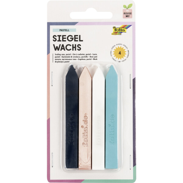 folia Siegelwachskerzen CLASSIC, 4er Set