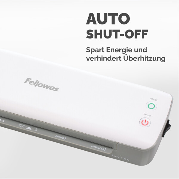 Fellowes Laminiergerät Ion DIN A4, weiß grau