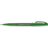 PentelArts Faserschreiber Brush Sign Pen, grün
