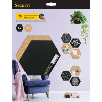 Securit Kreide- & Korktafel SILHOUETTE...