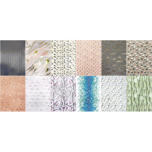 folia Designpapierblock "Hotfoil III", DIN A4, 165 g qm