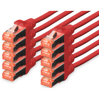 DIGITUS Patchkabel Kat. 6, S FTP, 2,0 m, grau, Set