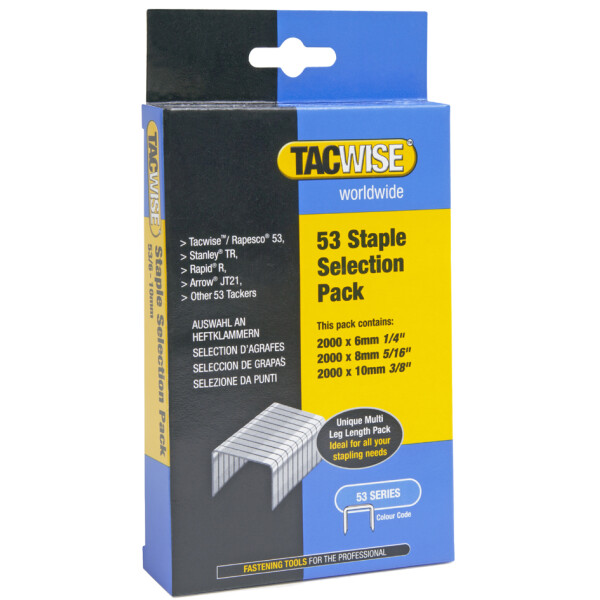 TACWISE Heftklammern 53 6 mm, verzinkt, 2.000 Stück