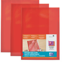 Oxford Sichthüllen, transparent, DIN A4, aus PVC,...