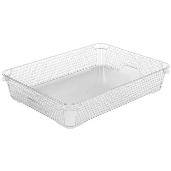 keeeper Stapelkörbchen "mirko", DIN A4, transparent
