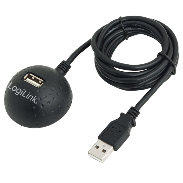 LogiLink USB 2.0 Verlängerungskabel, mit Docking Station
