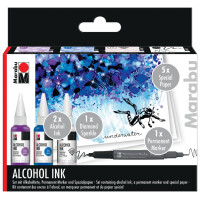 Marabu permanente Tinte Alcohol Ink-Set UNDERWATER