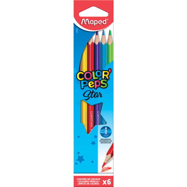 Maped Dreikant-Buntstift COLORPEPS Star, 12er Kartonetui