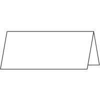sigel Tischkarte, hochweiß, 185 g qm, 95 x 42 mm