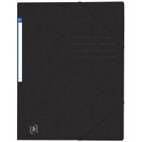 Oxford Eckspannermappe Top File+, DIN A4, schwarz