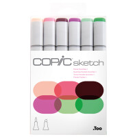 COPIC Marker sketch, 6er Set "Floral Favorite 1"
