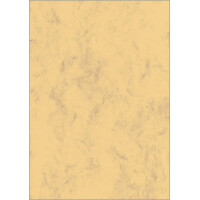 sigel Marmor-Papier, A4, Feinpapier, 90 g qm, beige