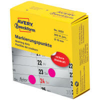 AVERY Zweckform Markierungspunkte, 19 mm, grün, Spender