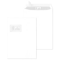 MAILmedia Versandtasche, DIN C4, ohne Fenster, weiß