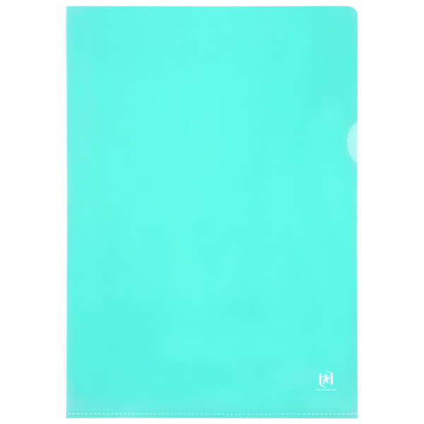 Oxford Sichthülle Premium, DIN A4, PVC, glasklar, grün, 25er