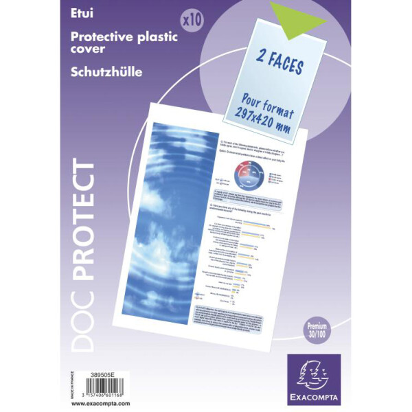 EXACOMPTA Schutzhülle Doc Protect, DIN A3, PVC