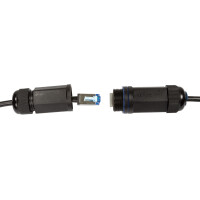LogiLink Outdoor Patchkabel, Kat. 6A, S FTP, 15 m, schwarz