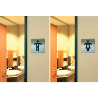 DURABLE Piktogramm PICTO "WC Damen", quadratisch