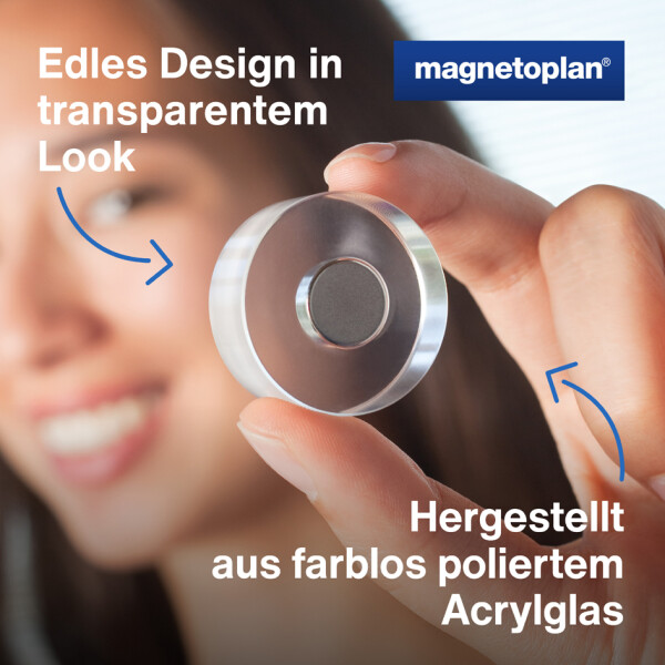 magnetoplan Neodym-Magnete Design, Durchmesser: 25 mm