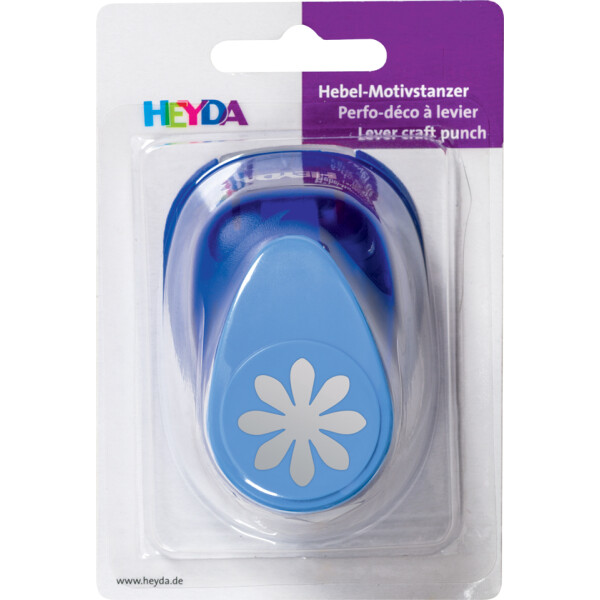 HEYDA Motivstanzer "Stern", groß, Farbe: blau