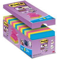 Post-it Haftnotizen super sticky z-notes, 76 x 76 mm, 20+4