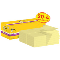 Post-it Haftnotizen super sticky z-notes, 76 x 76 mm, 20+4