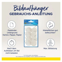 AVERY Zweckform Bildaufhänger, Durchmesser: 30 mm, weiß