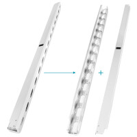 DIGITUS 19" Kabelkanal, 42 HE, Stahlblech, schwarz...