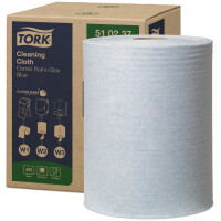 TORK Mehrzweck-Putzrolle, 1-lagig, blau, 152 m