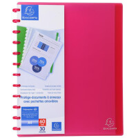 EXACOMPTA Sichtbuch DIN A4, 30 Hüllen, blau