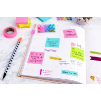Post-it Haftnotizen z-notes, 127 x 76 mm, 6-farbig
