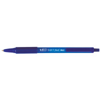 BIC Druckkugelschreiber Soft Feel Clic Grip, blau