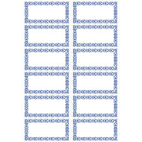 HERMA Haushalts-Etiketten Blaue Bordüre