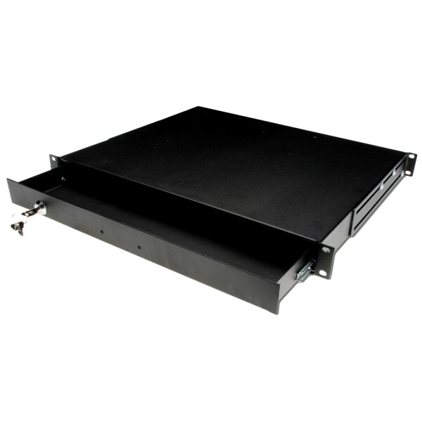 DIGITUS 19" Tastaturschublade, 1 HE, lichtgrau (RAL7035)