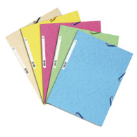 EXACOMPTA Eckspannermappe, DIN A4, Karton 400 g qm, blau