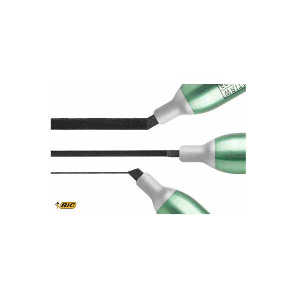 BIC Permanent-Marker Marking Onyx 1481, Keilspitze, rot