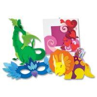 folia Moosgummi, (B)200 x (H)290 mm, TON IN TON MIX...