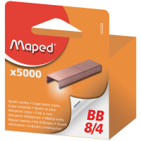 Maped Heftklammern BB 8 4, verkupfert, Großpackung