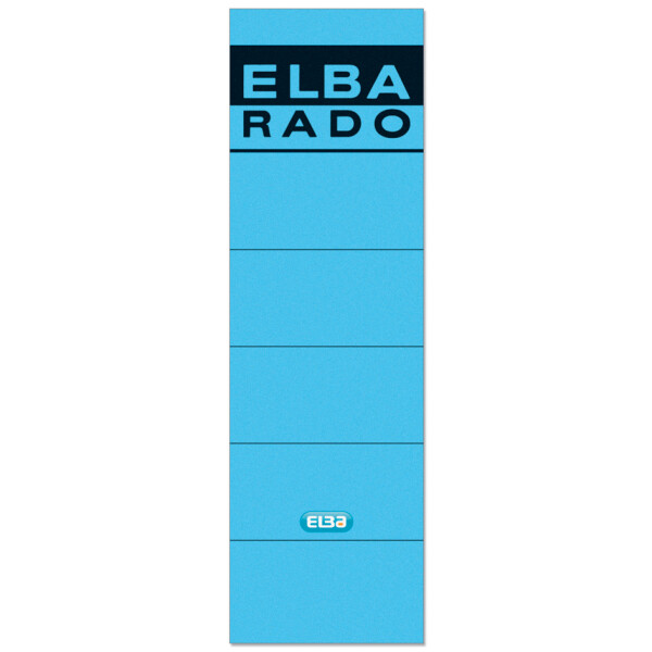 ELBA Ordnerr&uuml;cken-Etiketten "ELBA RADO" - kurz breit, blau