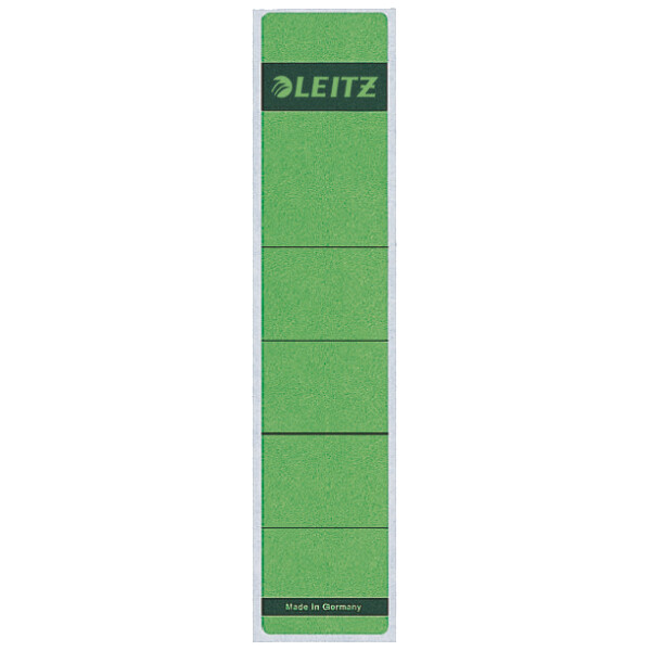 LEITZ Ordnerr&uuml;cken-Etikett, 39 x 192 mm, kurz, schmal, gr&uuml;n