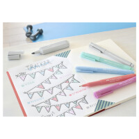 FABER-CASTELL Fineliner BROADPEN Pastell, pastellgrau