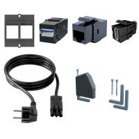 BACHMANN Steckdoseneinheit "DESK 1", 5-fach