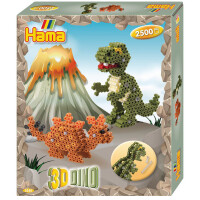 Hama Bügelperlen midi 3D "Dinos", Geschenkpackung