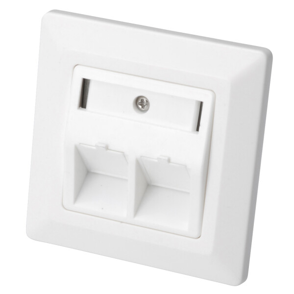 DIGITUS Leerdose für Keystone Module, 3-fach, reinweiß