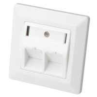 DIGITUS Leerdose für Keystone Module, 3-fach, reinweiß